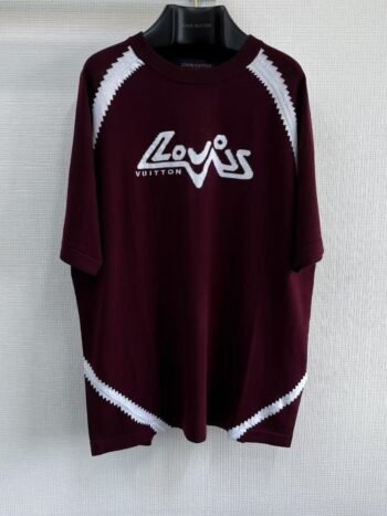 Red brown white Jersey