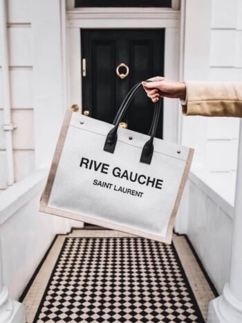 Off White and Black Bags