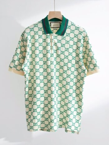 White-green polo Shirts