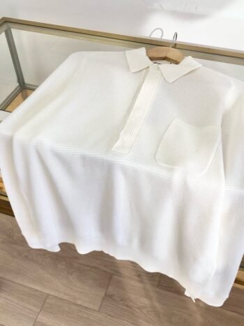 White and Apricot Jersey