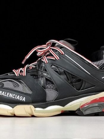 Zapatillas deportivas negro con suela marrón/roja